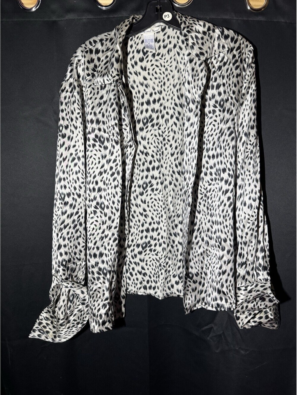 Anna and Frank 100% Silk Size XL Leopard